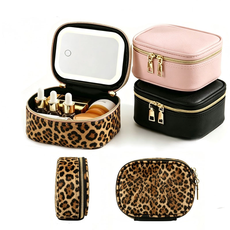Beauty Preservation Makeup Bag - Przenośna kosmetyczka LED z wbudowanym lustrem,
