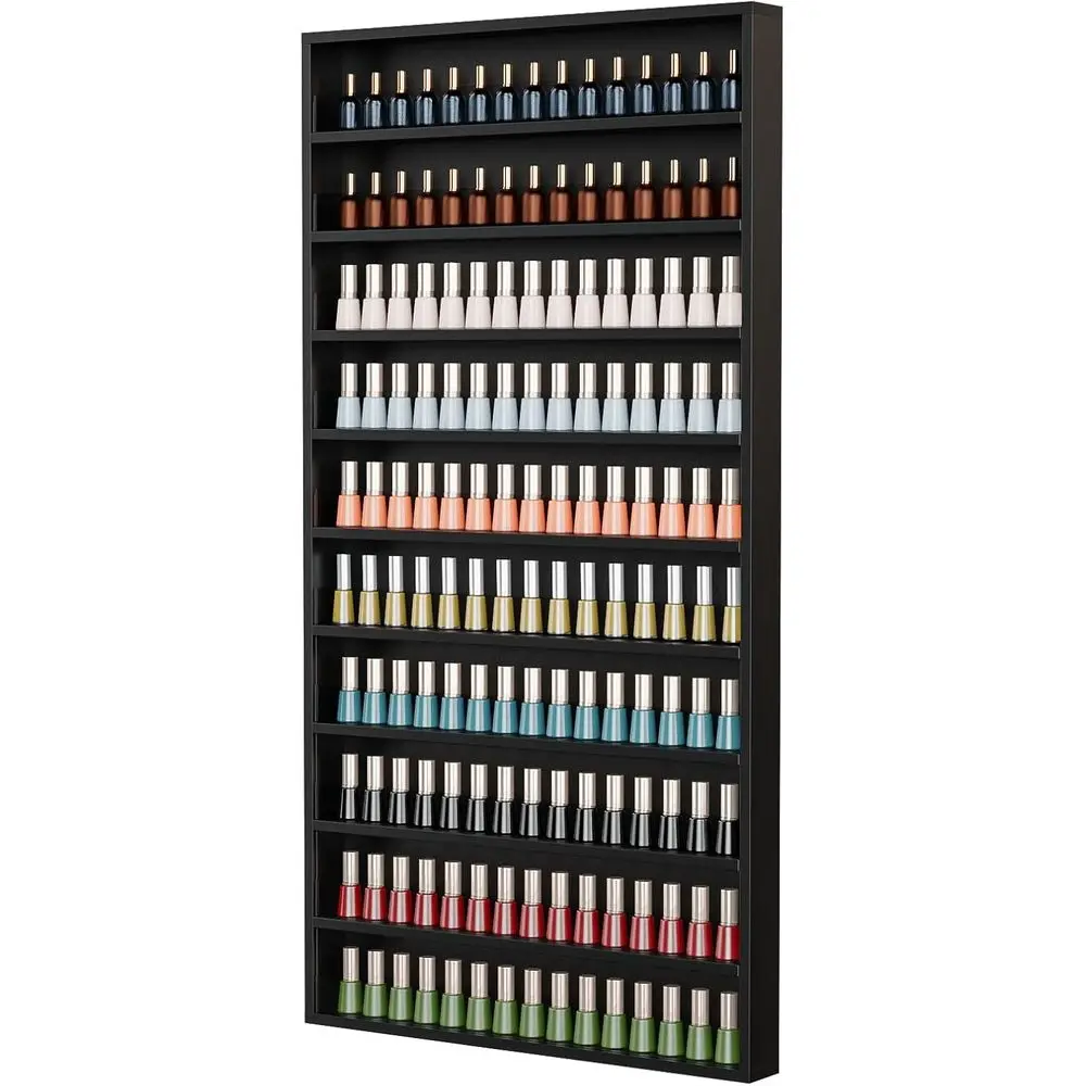 Eyeshadow Palette - 10-poziomowy drewniany organizer na lakiery do
