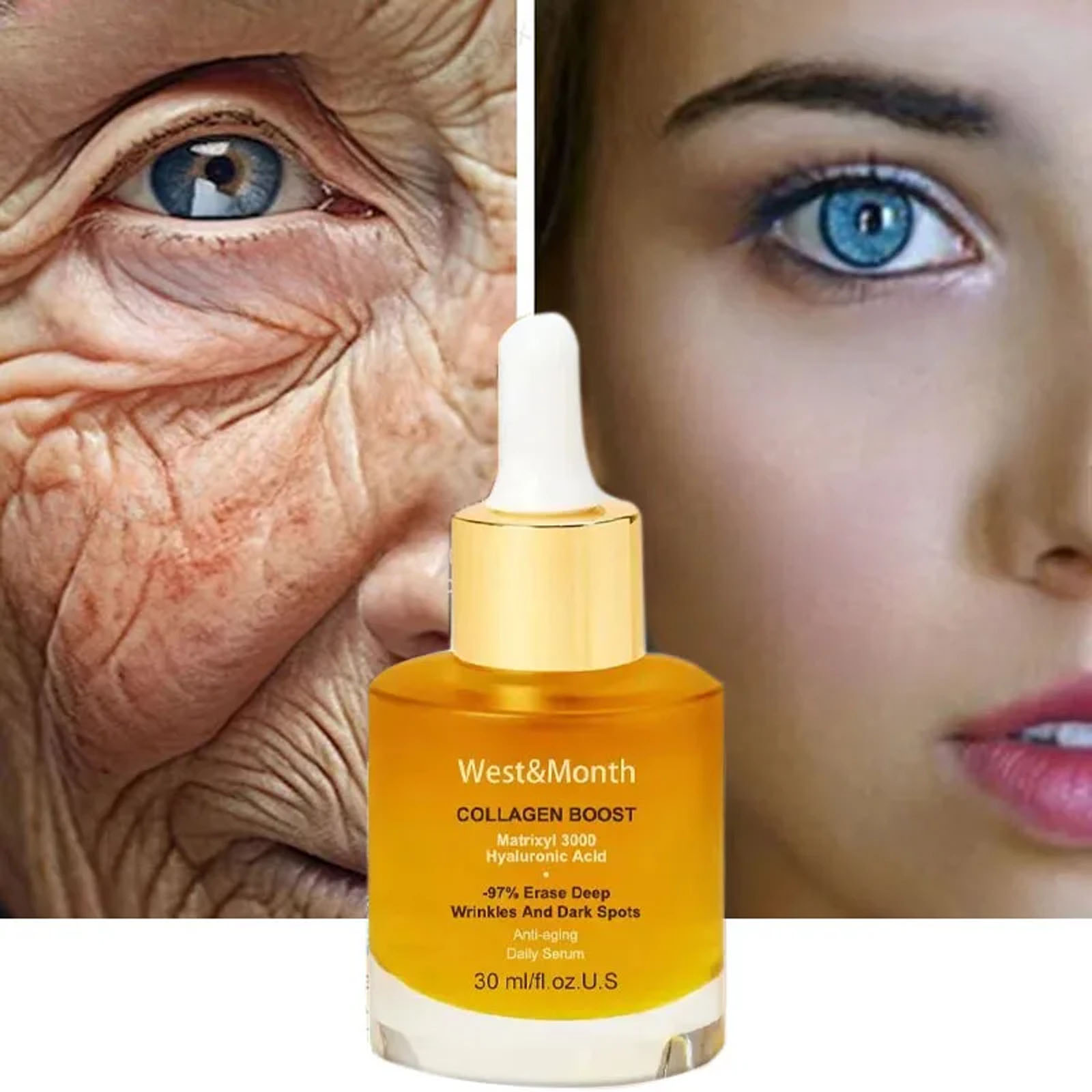 Vitamin C Serum Face - Serum do twarzy z kolagenem redukujące