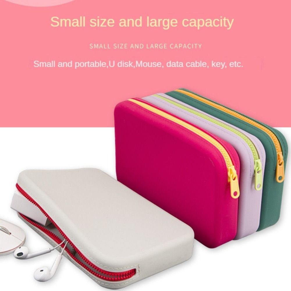 Mała kwadratowa silikonowa tor – Beauty Preservation Makeup Bag recenzja i cena