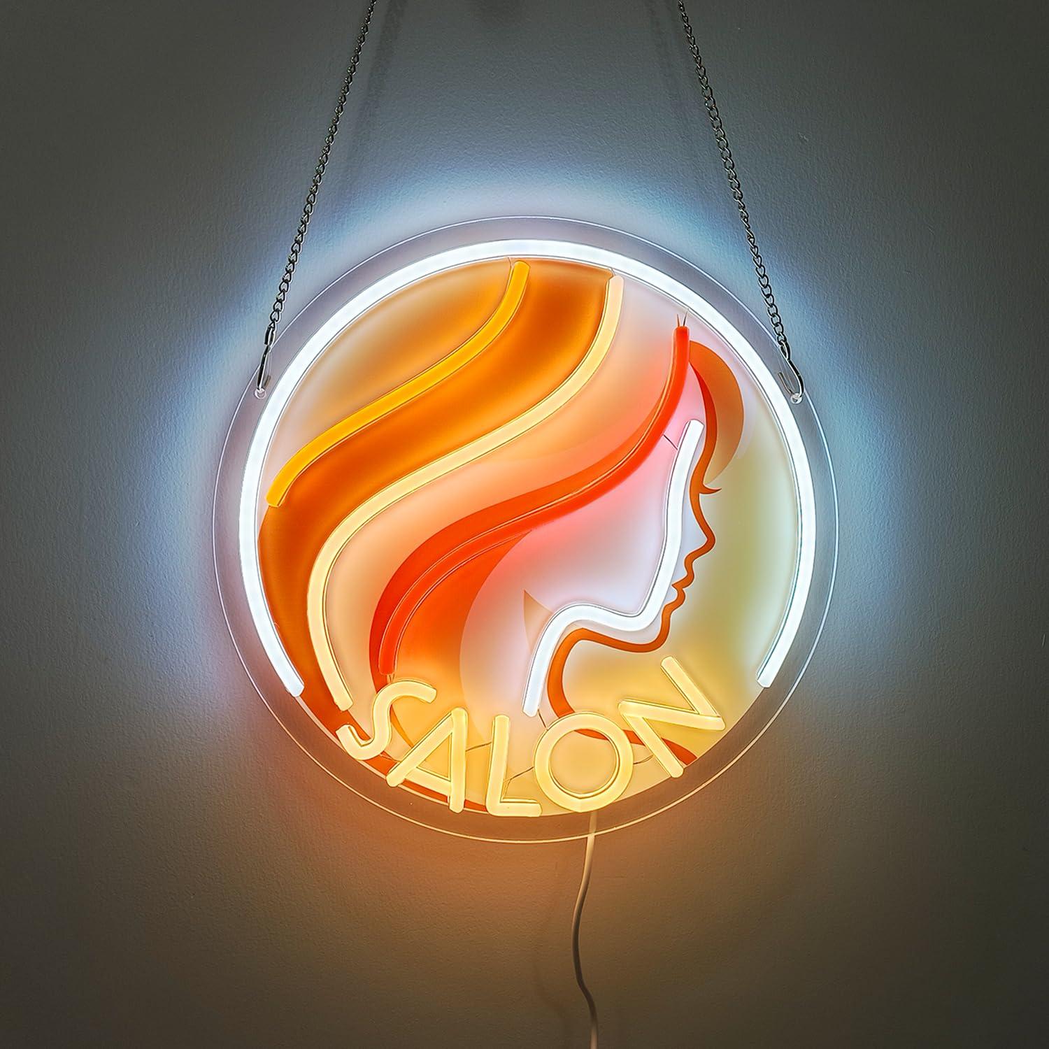 Neonowy szyld LED z profilem k – Makeup Beauty Lounge recenzja i cena